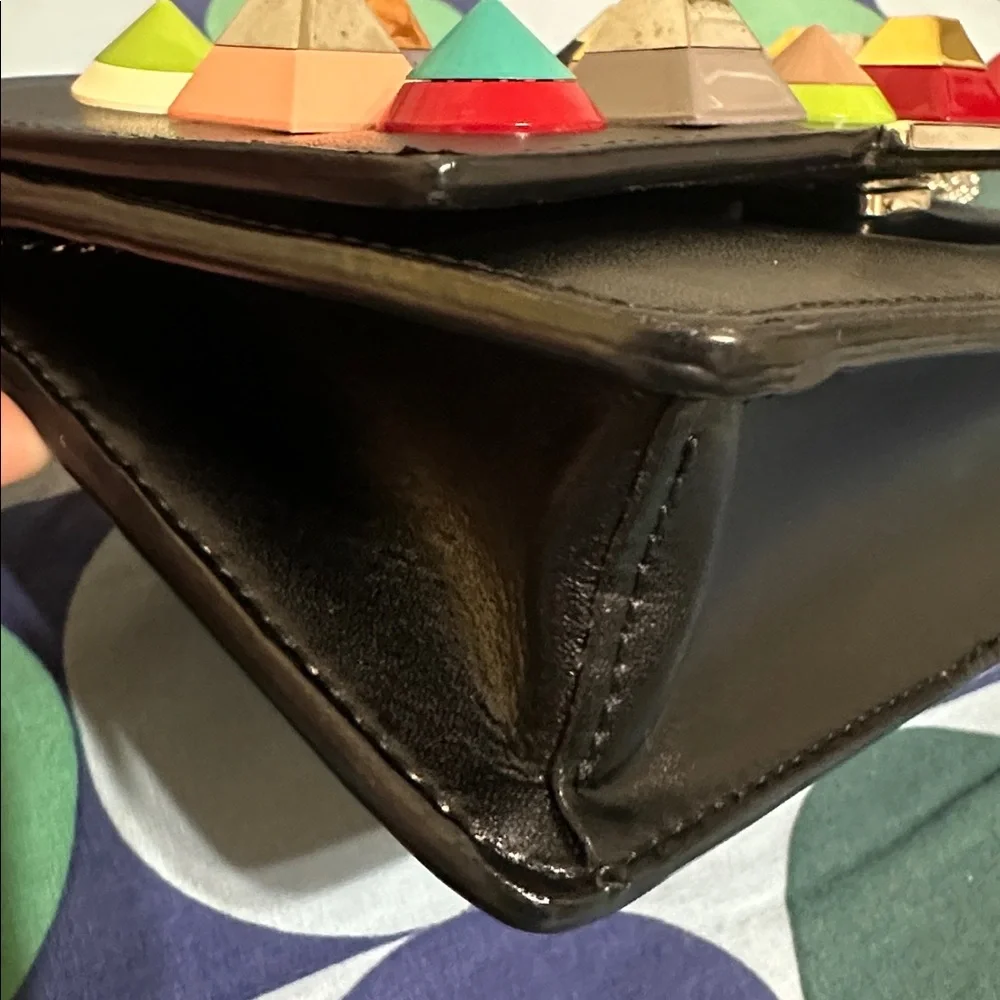 Fendi Black Stud-Embellished Shoulder Bag - Picture 6 of 15